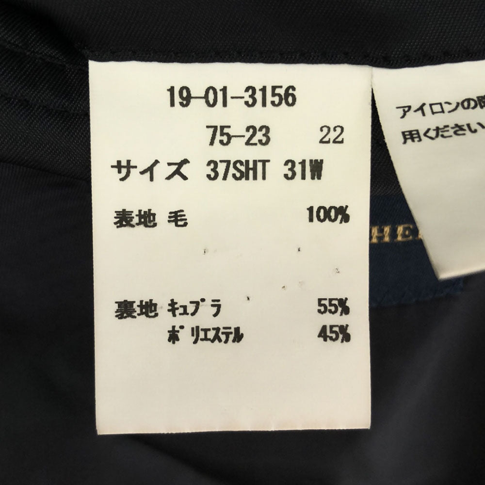 ブルックスブラザーズ ウール テーラードジャケット 37SHT ネイビー Brooks Brothers メンズ