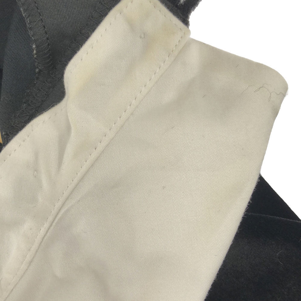 ベロア ノワール バイ フォクシー ニューヨーク 長袖 ベロア カットソー 38 ブラック×ホワイト VELOUR NOIR by FOXEY レディース