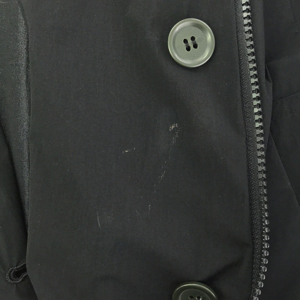 β ベータ 日本製 ノースリーブ ジャケット 40 ブラック フード付 レディース