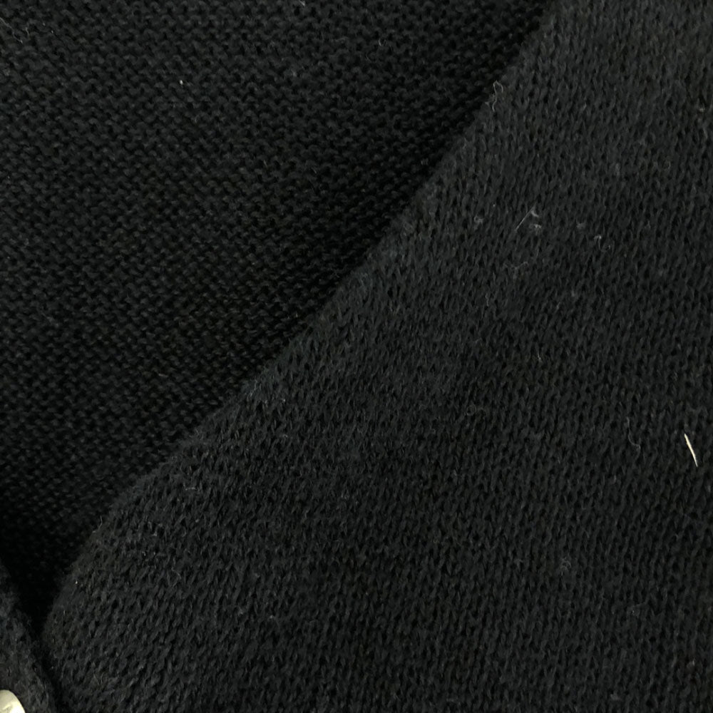 ラルフローレンカントリー リネンブレンド 長袖 ニットカーディガン L ブラック RALPH LAUREN COUNTRY レディース