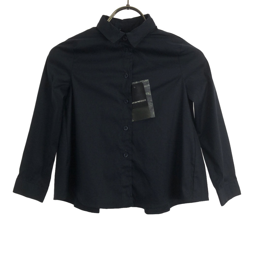 未使用 Emporio Armani エンポリオアルマーニ 長袖 シャツ 118cm ネイビー キッズ