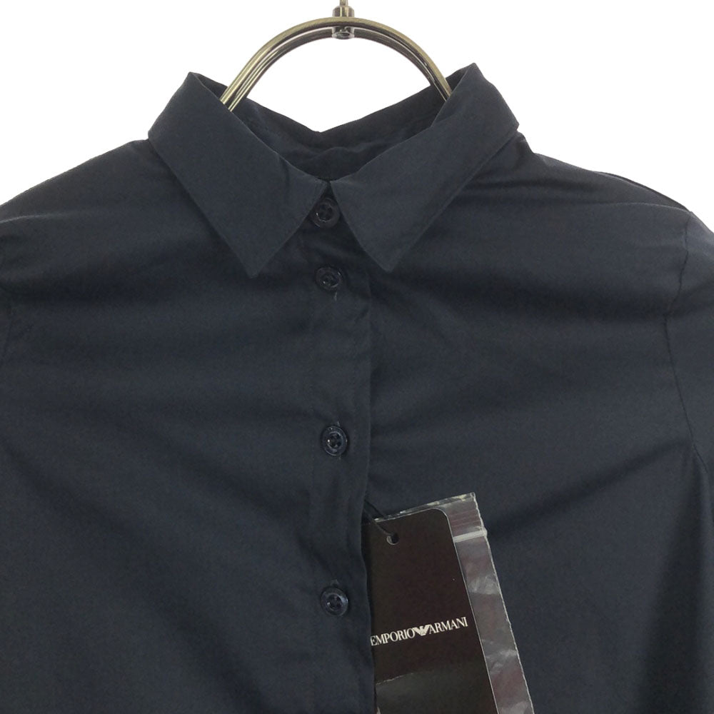 未使用 Emporio Armani エンポリオアルマーニ 長袖 シャツ 118cm ネイビー キッズ