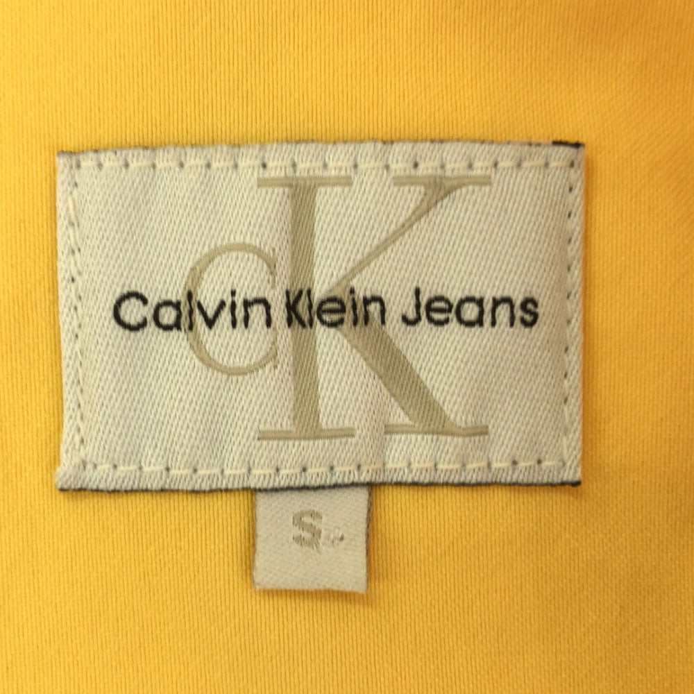 Calvin klein Jeans カルバンクラインジーンズ 90s ナイロンジャケット S イエロー オールド レディース