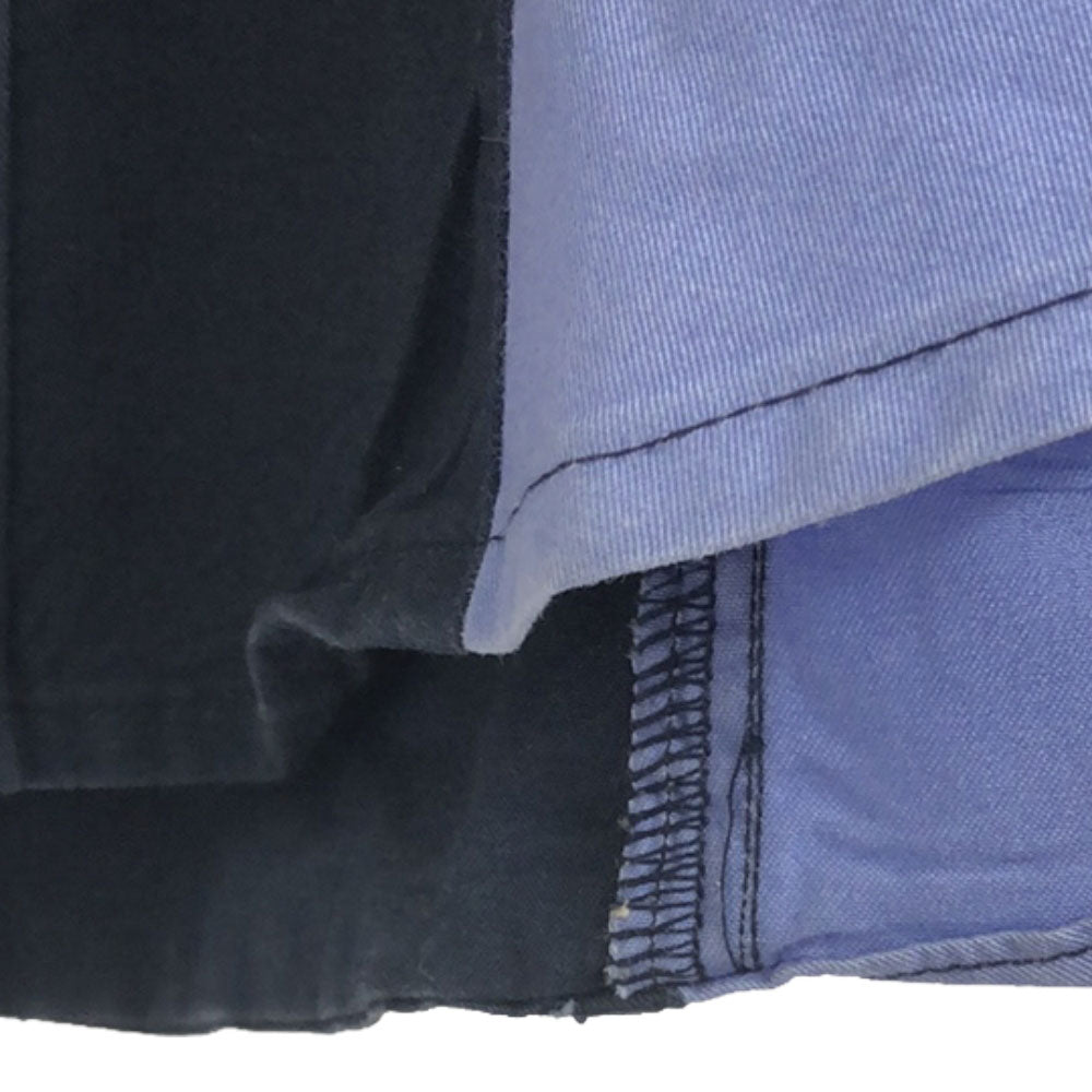 TOMMY HILFIGER トミーヒルフィガー 90s フラッグタグ ロゴ刺繍 長袖 ボタンダウンシャツ S ネイビー系 オールド メンズ