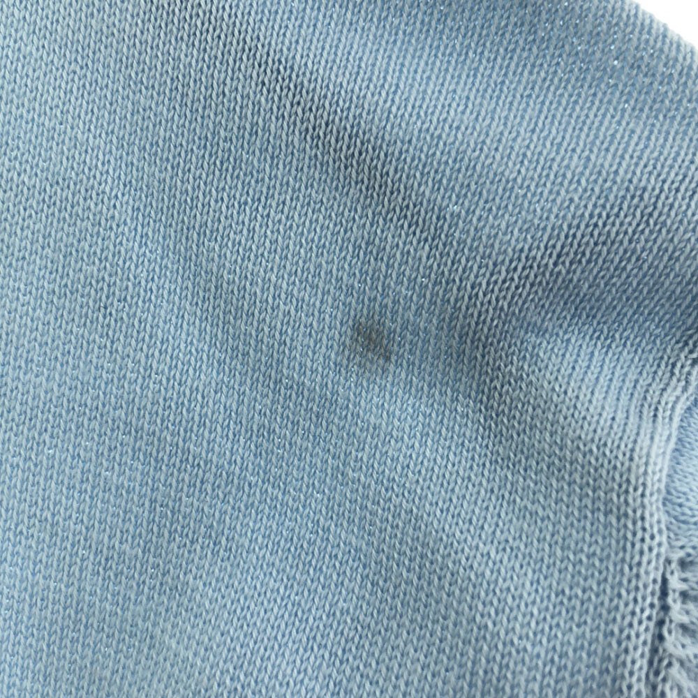 ディガウェル 日本製 長袖 Vネック ニット 2 ブルー系 DIGAWEL セーター メンズ