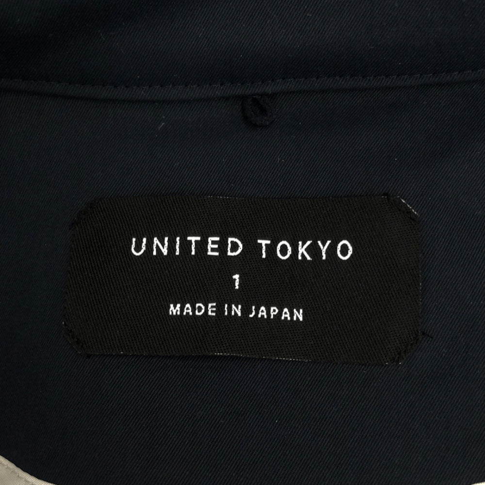 ユナイテッドトウキョウ 日本製 ショート丈 ジャケット 1 ネイビー UNITED TOKYO レディース