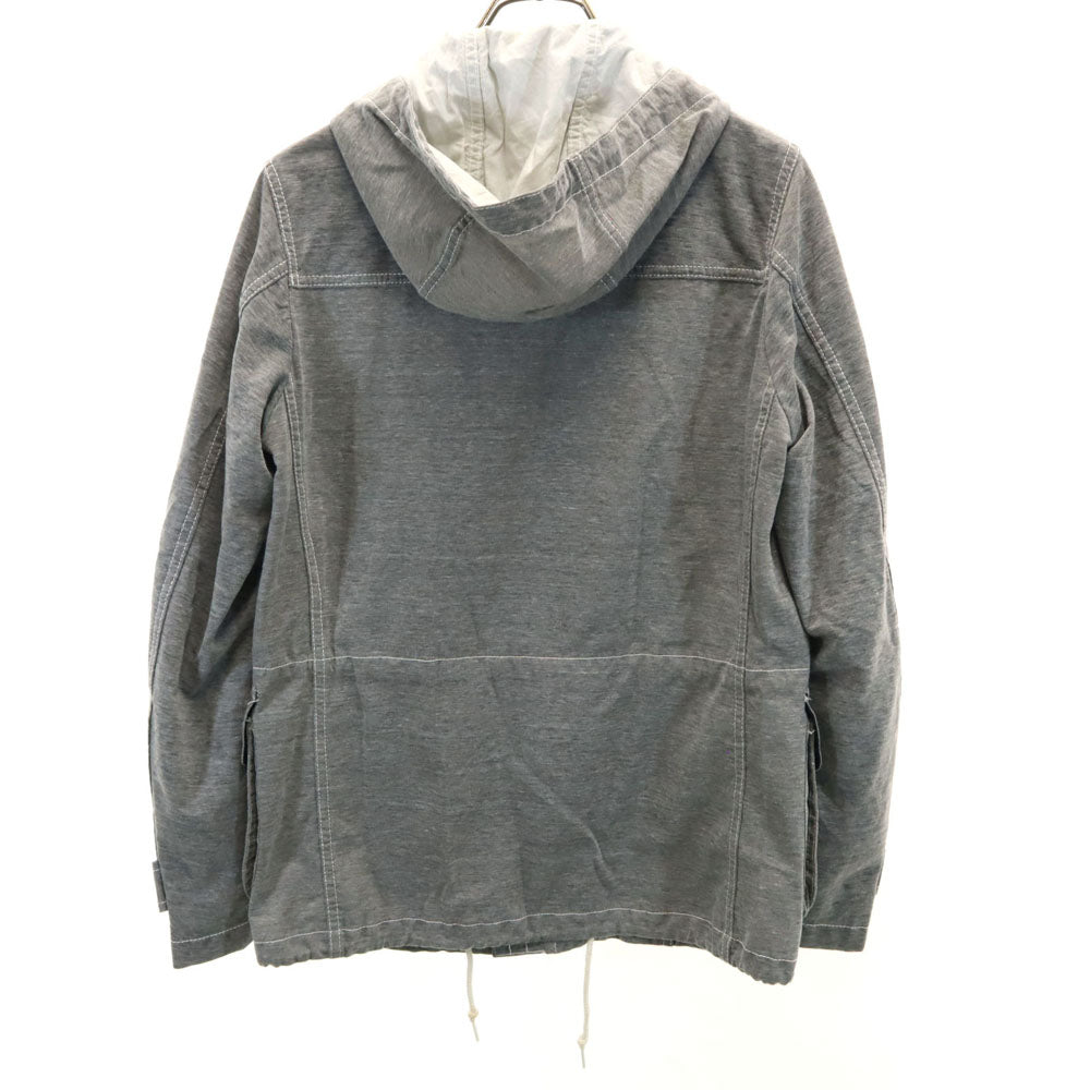COMME des GARCONS HOMME コムデギャルソンオム AD2011 日本製 HI-J047 長袖 ジャケット XS グレー フード メンズ