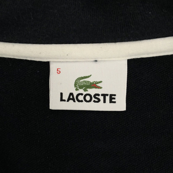 ラコステ 長袖 スウェット ジップパーカー 5 ブラック LACOSTE メンズ