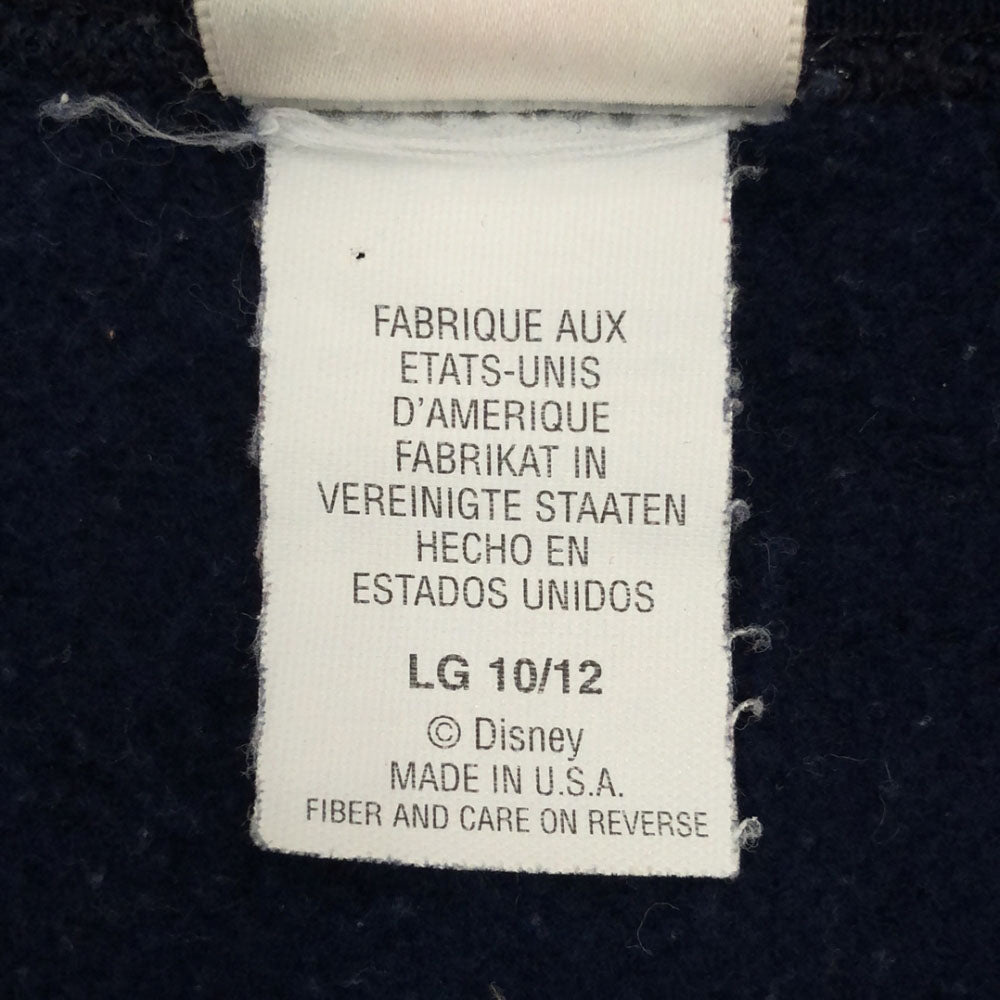 ミッキーインク USA製 グーフィー 長袖 スウェット トレーナー LG 10/12 ネイビー キッズ