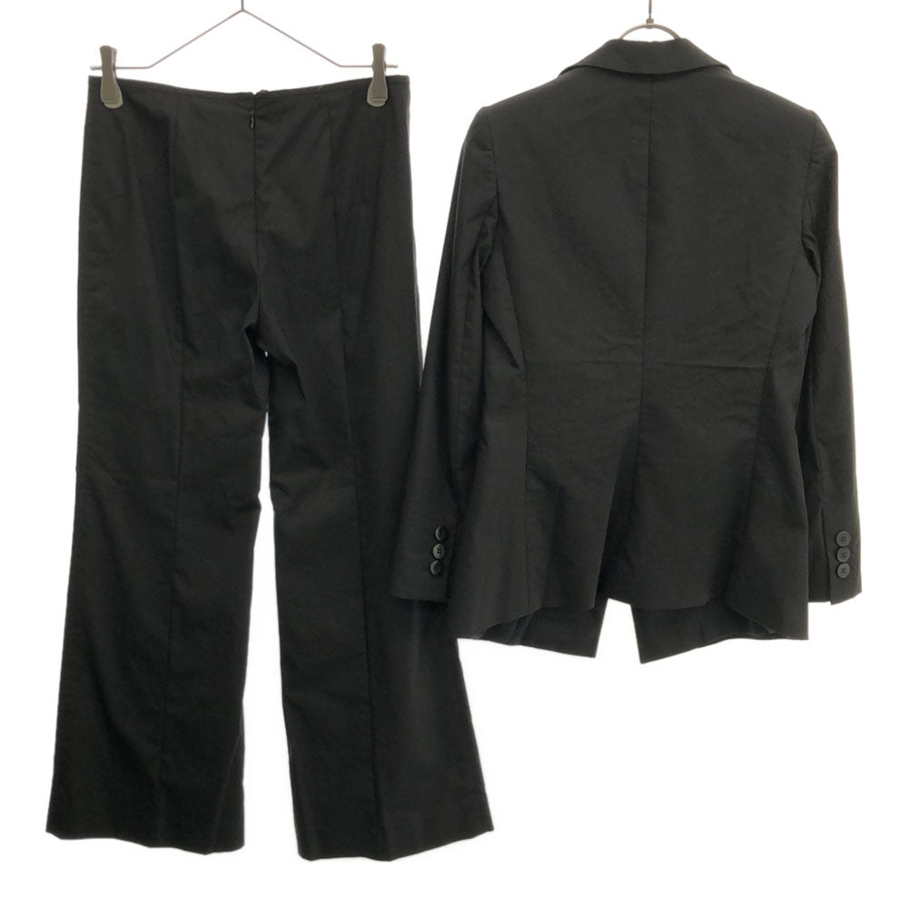 アルマーニコレツォーニ イタリア製 パンツスーツ 上下 セットアップ 38 ブラック ARMANI COLLEZIONI レディース