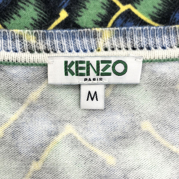 ケンゾー 総柄 5分袖 フレア ワンピース M KENZO レディース