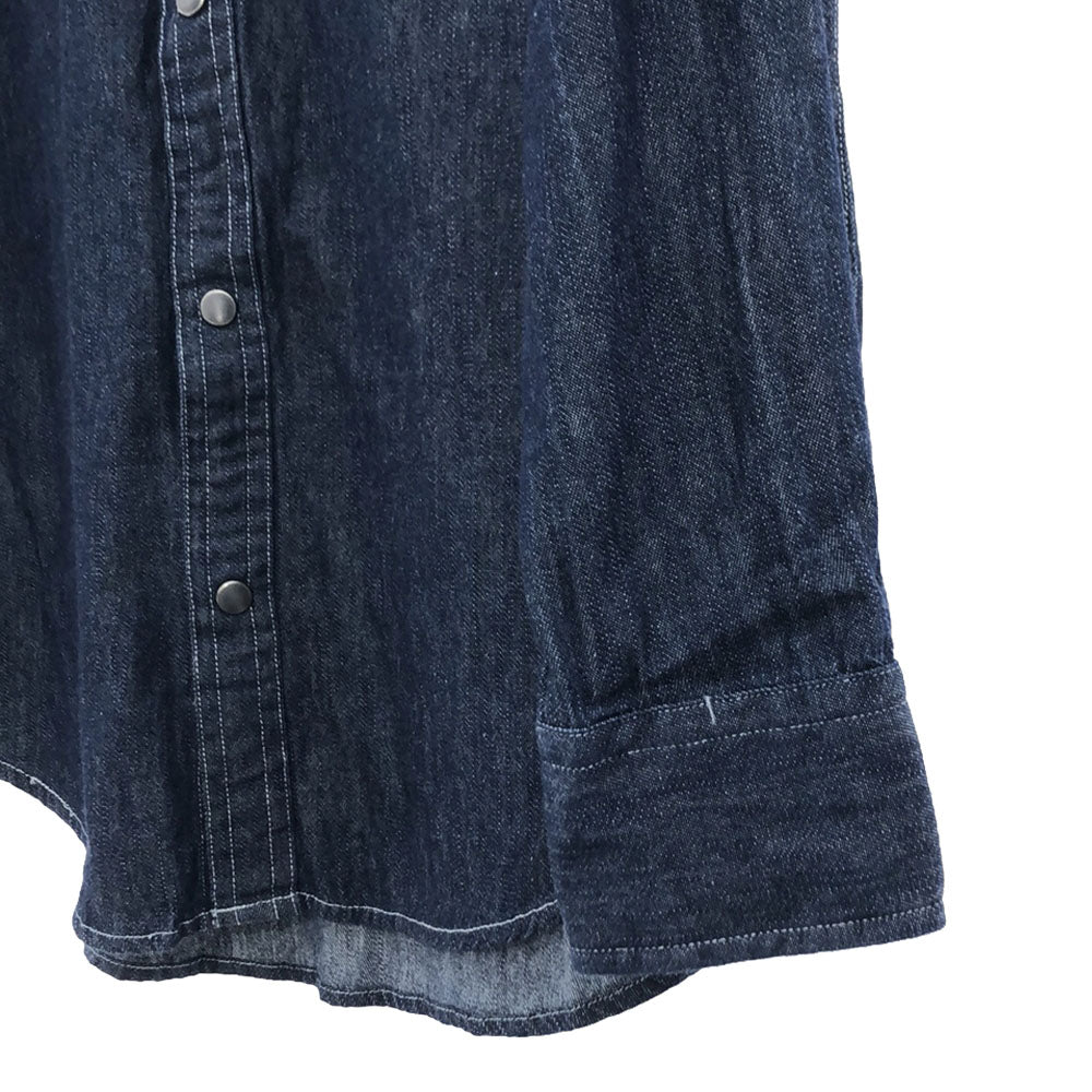 未使用 TOMMY HILFIGER トミーヒルフィガー 長袖 デニム ウエスタンシャツ S タグ付き メンズ