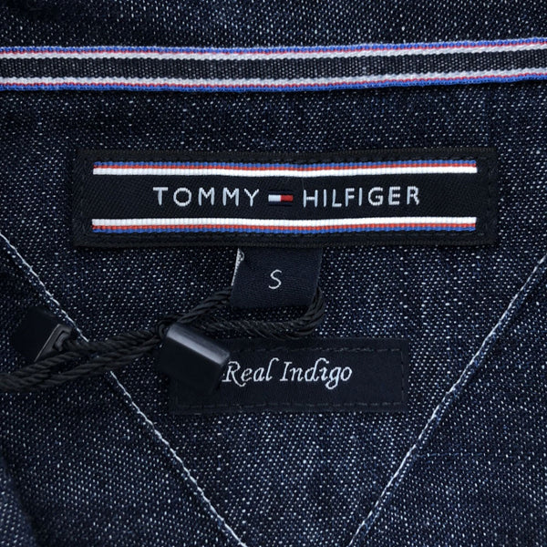 未使用 トミーヒルフィガー 長袖 デニム ウエスタンシャツ S TOMMY HILFIGER タグ付き メンズ