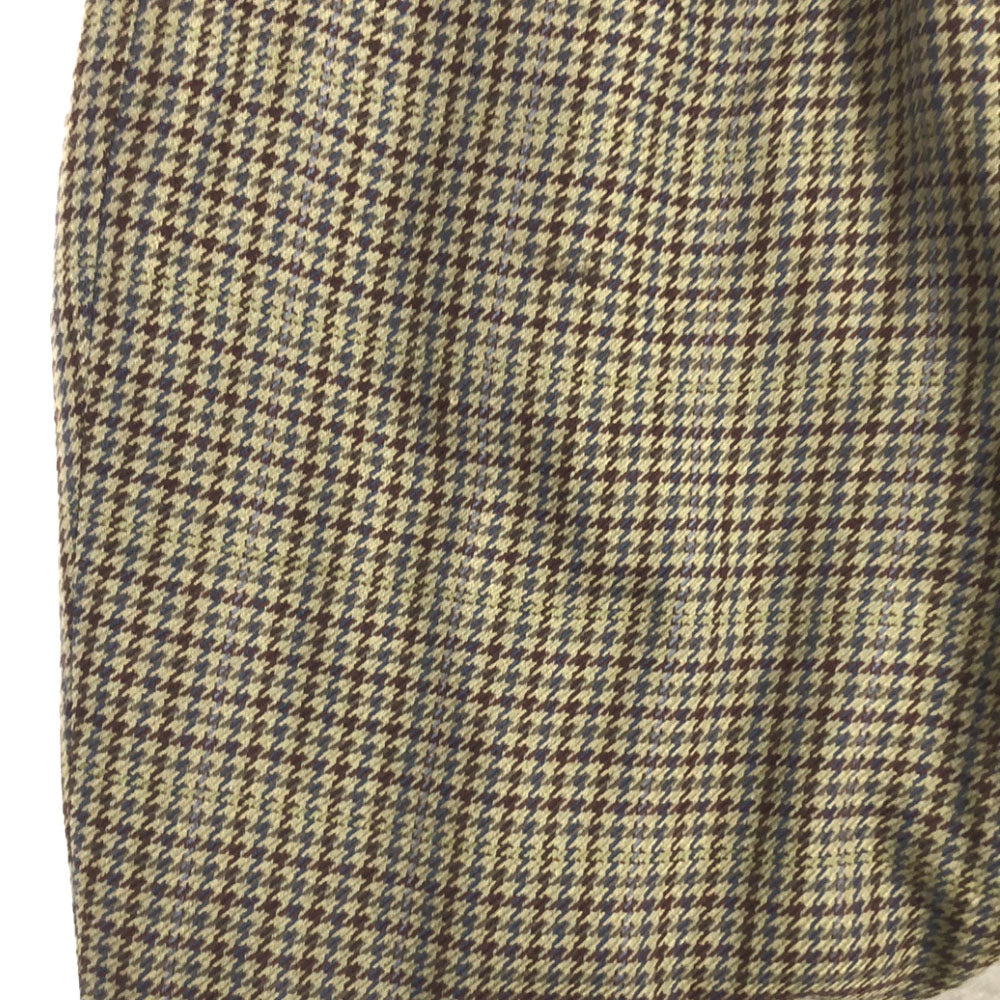 Christian Dior SPORTS クリスチャンディオール スポーツ 90s 千鳥格子 ツータック ウールパンツ M カーキ系 テーパードパンツ オールド ヴィンテージ レディース