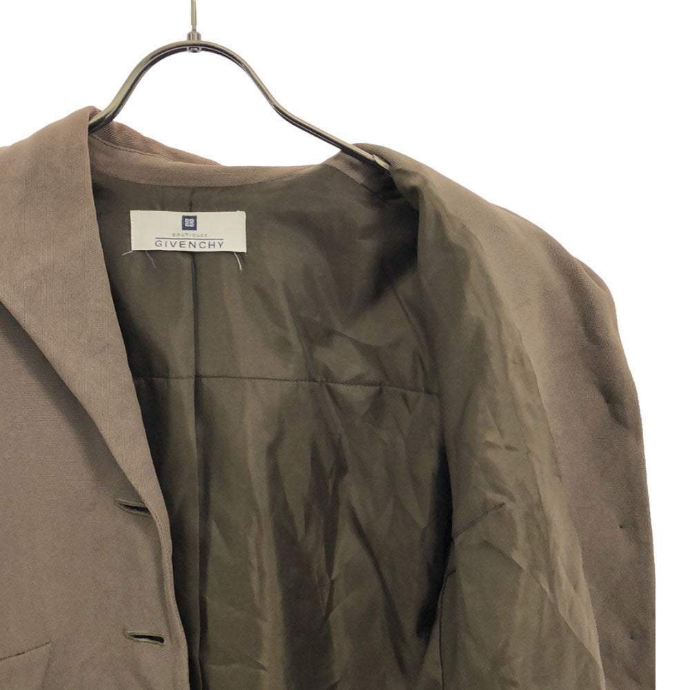 Givenchy ジバンシー 90s テーラードジャケット 38 ブラウン オールド レディース