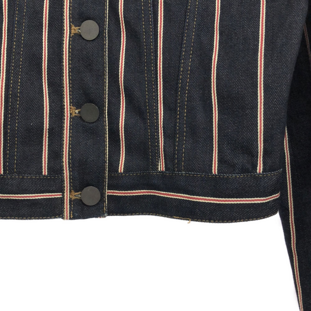 Alexander Wang アレキサンダーワン ストライプ デニムジャケット 2 ジージャン レディース