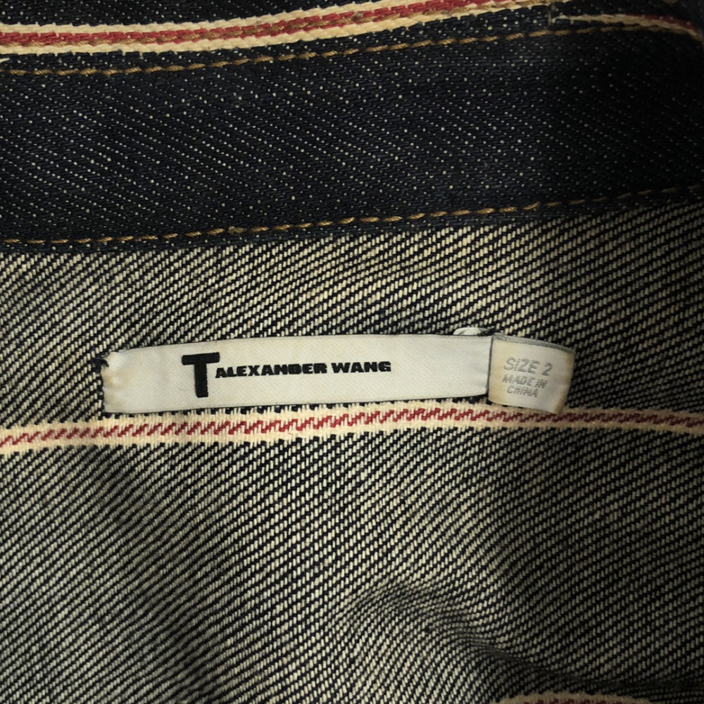 Alexander Wang アレキサンダーワン ストライプ デニムジャケット 2 ジージャン レディース
