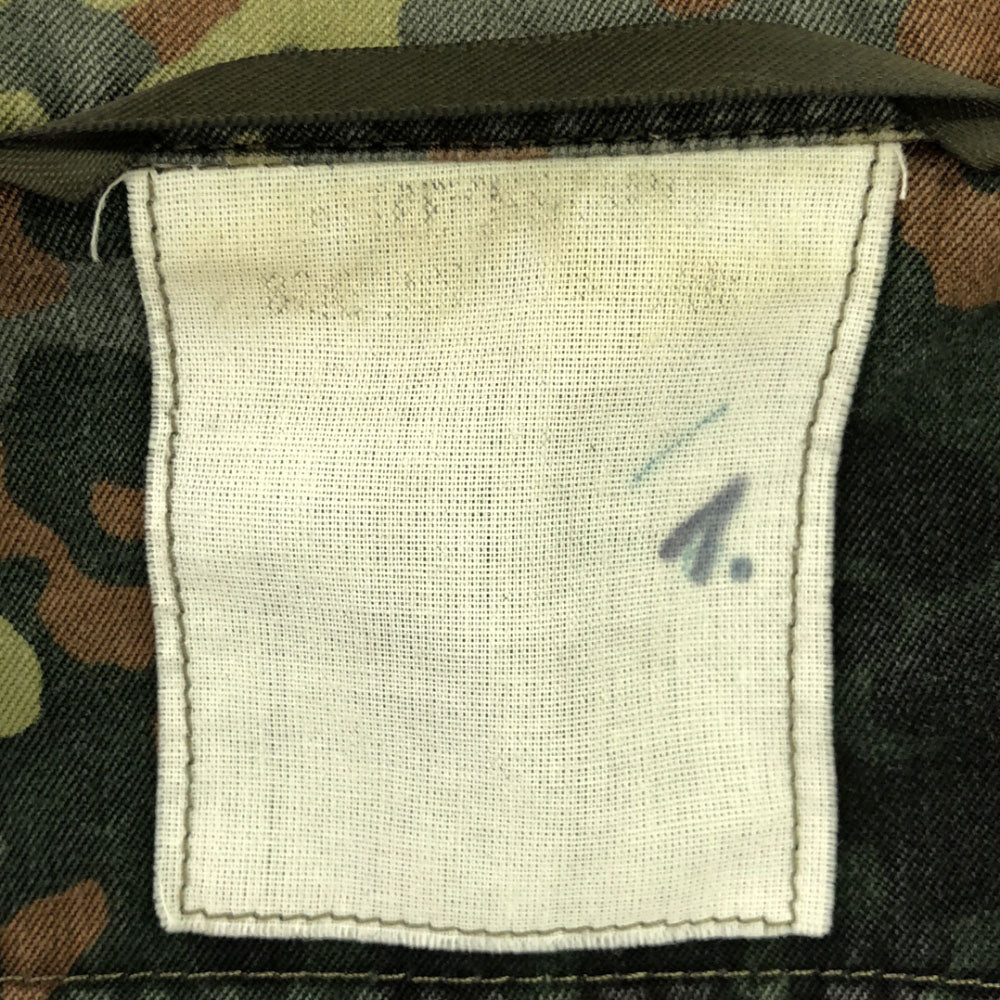 ドイツ軍 迷彩柄 ミリタリージャケット グリーン系×ブラウン GERMAN MILITARY メンズ