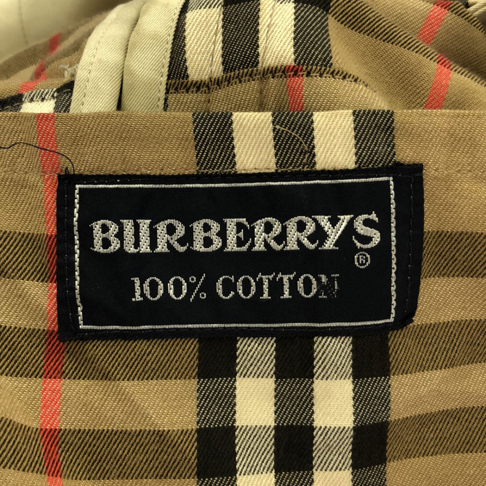 バーバリーズ 90s 英国製 トレンチコート ベージュ Burberrys 裏チェック オールド レディース