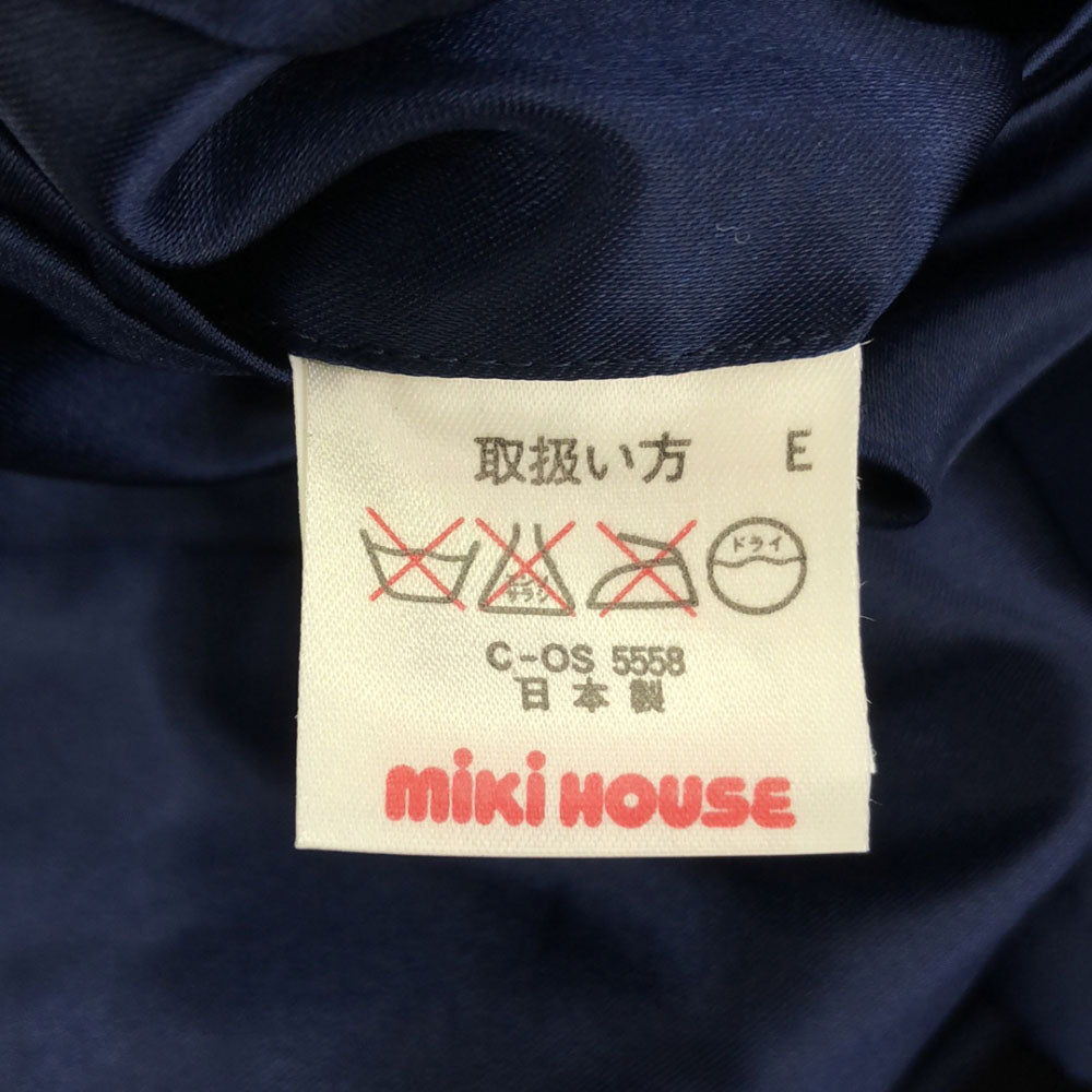 mikihouse ミキハウス 日本製 ブレザー 130 ネイビー ジャケット キッズ