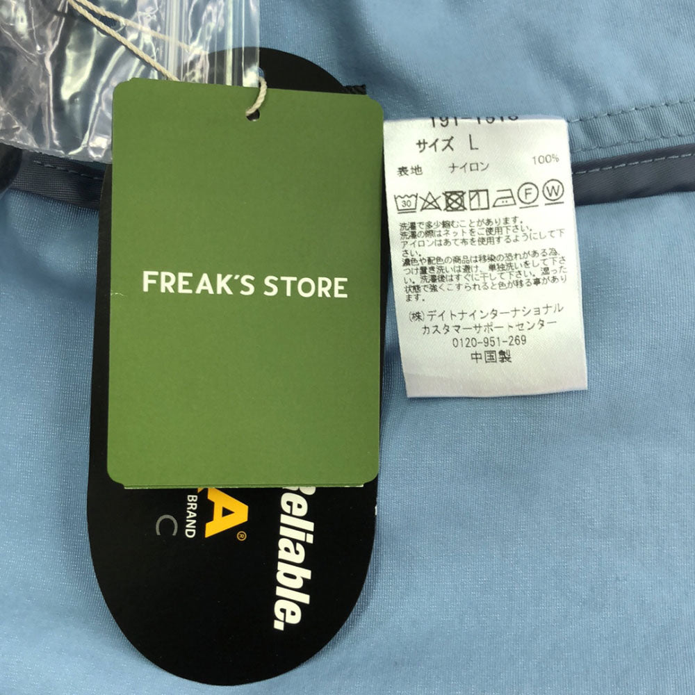 未使用 FREAK'S STORE フリークスストア CORDURA ステンカラーコート L ライトブルー メンズ