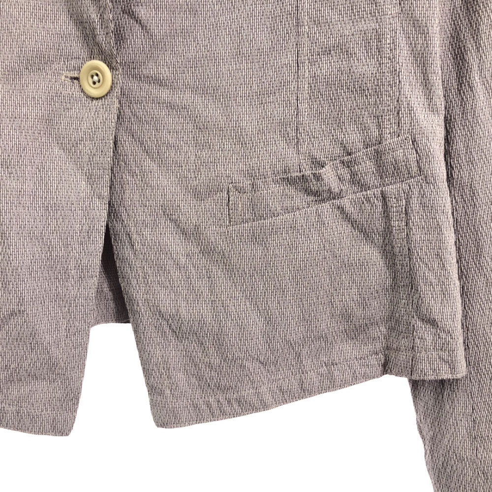 DRIES VAN NOTEN ドリスヴァンノッテン リネンブレンド テーラードジャケット 38 パープル レディース