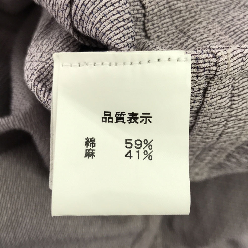 DRIES VAN NOTEN ドリスヴァンノッテン リネンブレンド テーラードジャケット 38 パープル レディース