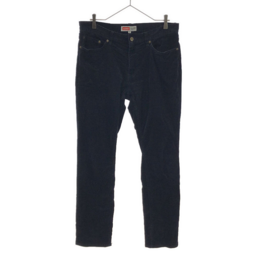 XLARGE エクストララージ ロゴ刺繍 コーデュロイパンツ w34 ネイビー メンズ