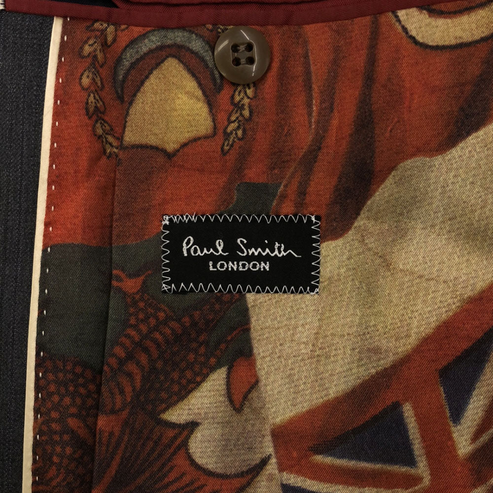 ポールスミスロンドン 日本製 ウールブレンド FOUR SEASONS パンツスーツ 上下 セットアップ M グレー Paul Smith LONDON メンズ