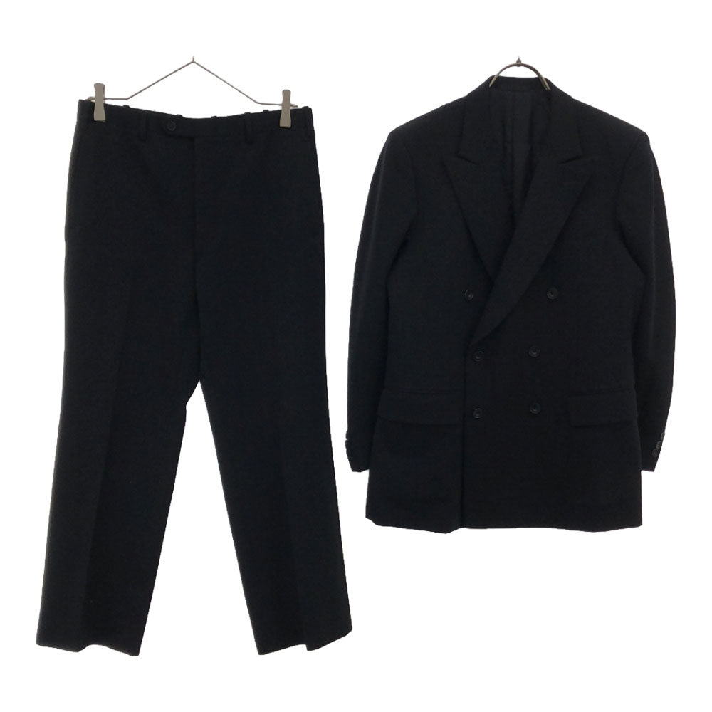 クリスチャンディオール ムッシュ ウール スーツ 上下 セットアップ 93-79-165 ブラック Christian Dior MONSIEUR メンズ