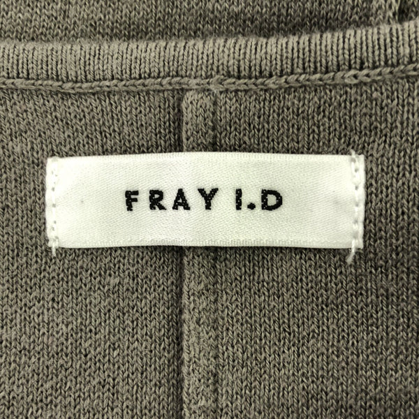 フレイアイディー 半袖 レーヤードカフタンニット ロングワンピース ONE SIZE グレー系 FRAY I.D FWNO211089 レディース