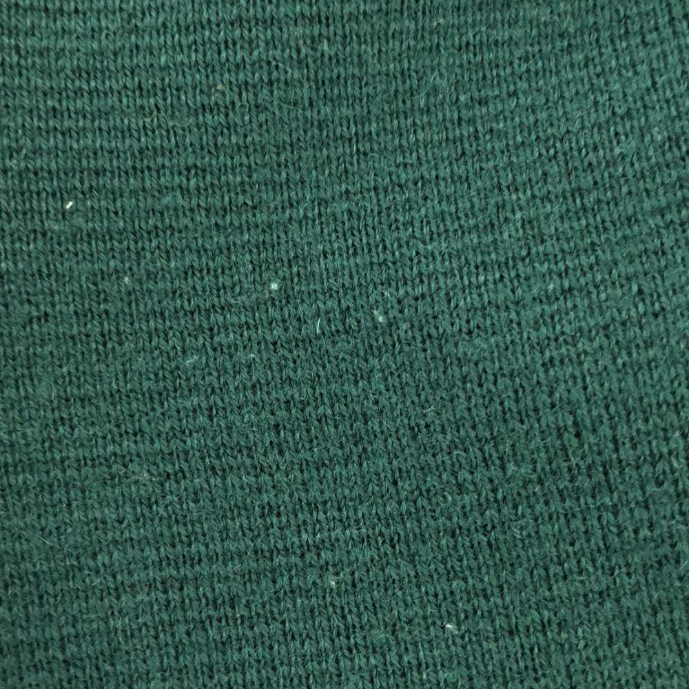 Burberrys バーバリーズ 90s ウールブレンド 長袖 Vネック ニットカーディガン 38 グリーン×ネイビー オールド レディース