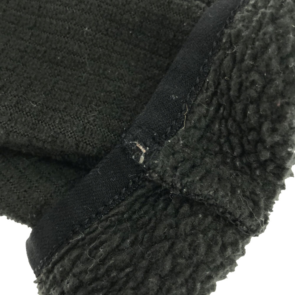 THE NORTH FACE ザノースフェイス ロゴ刺繍 ハーフジップ フリースジャケット S ブラック プルオーバー アウトドア DA301116 メンズ