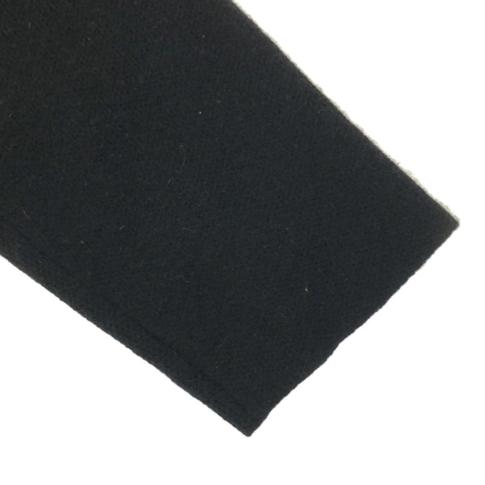 BAPY ベイピー ウールブレンド ロゴ 長袖 カットアウト ニット パーカー XS ブラック系 A BATHING APE チュニック レディース