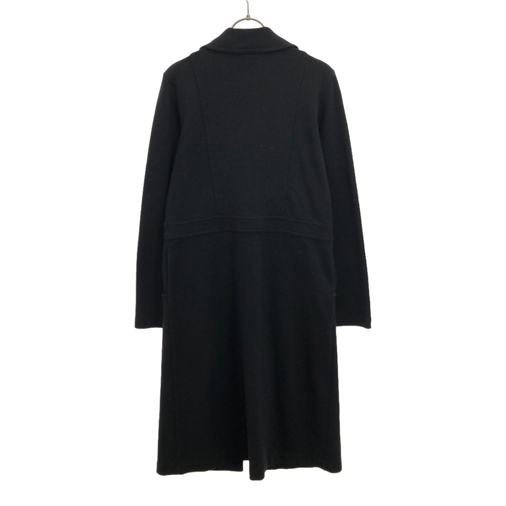 アニエスベー コットン ステンカラーコート 2 ブラック agnes b. レディース