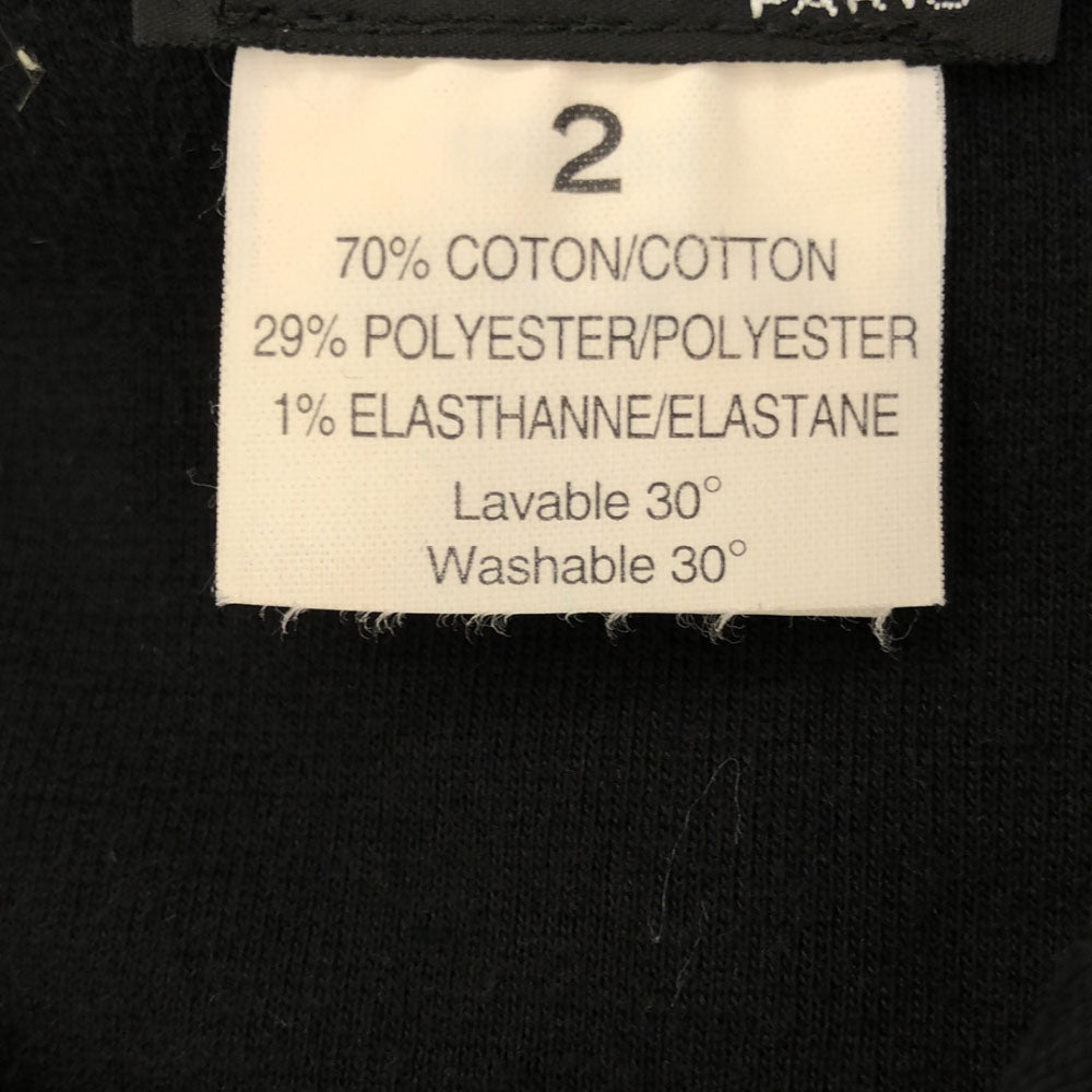 agnes b. アニエスベー コットン ステンカラーコート 2 ブラック レディース