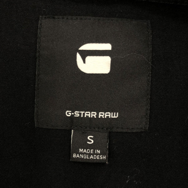 ジースターロウ 長袖 コットンシャツ S ブラック G-STAR RAW メンズ