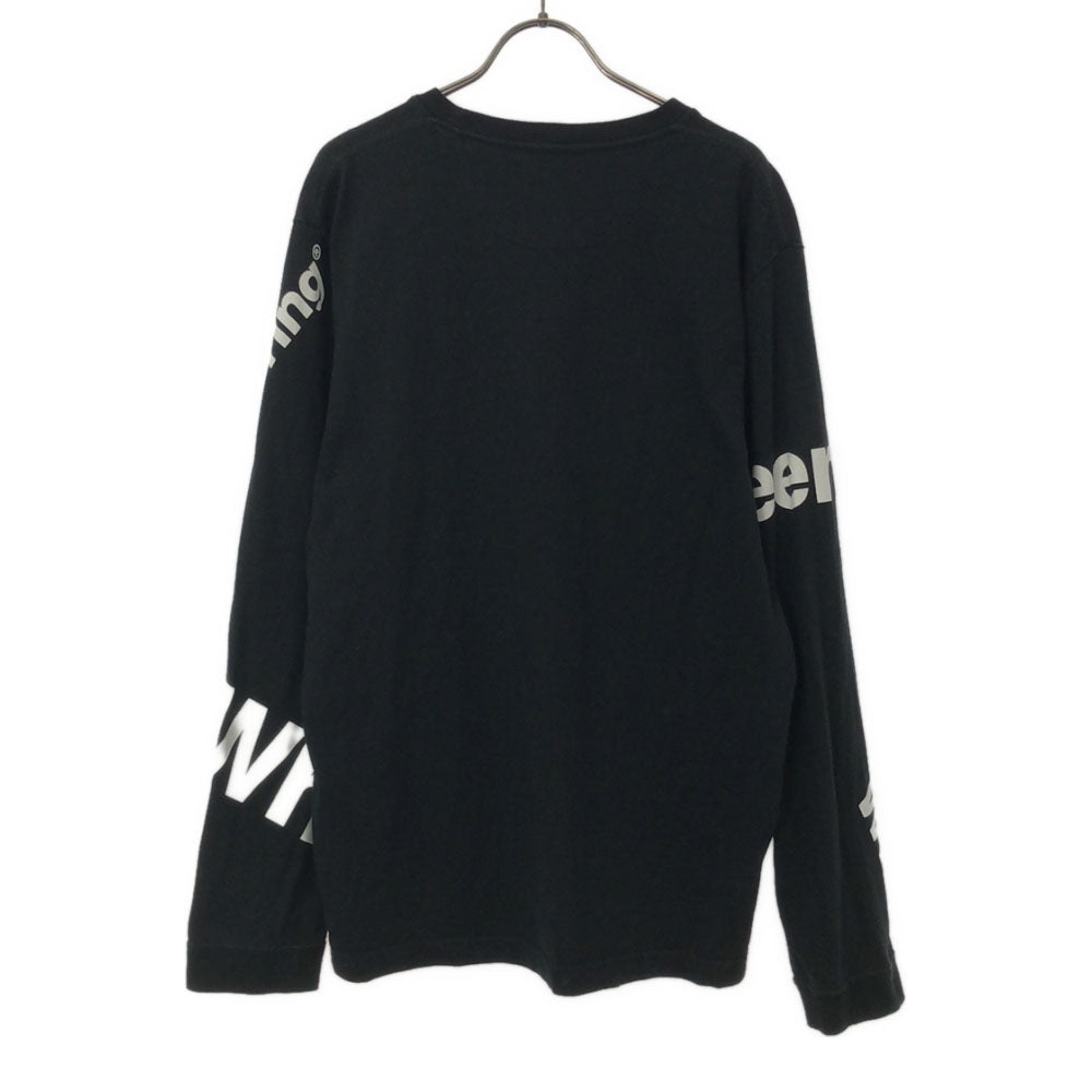 WHITE MOUNTAINEERING ホワイトマウンテニアリング プリント 長袖 Tシャツ 2 ブラック ロンT メンズ