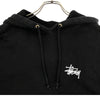 ステューシー プリント 長袖 スウェットパーカー S ブラック STUSSY メンズ