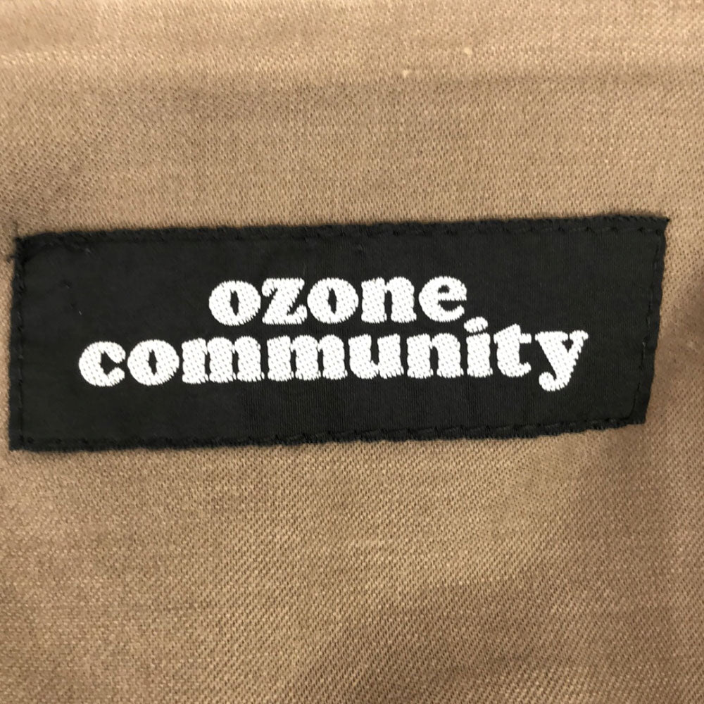 ozone community オゾンコミュニティ 日本製 サファリジャケット ブラウン レディース