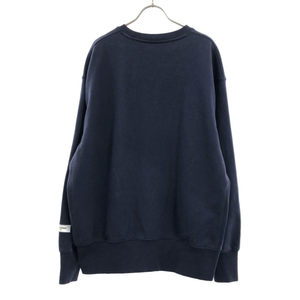 バレンシアーノバイケルメ 長袖 スウェット トレーナー L ネイビー 裏起毛 サッカー メンズ