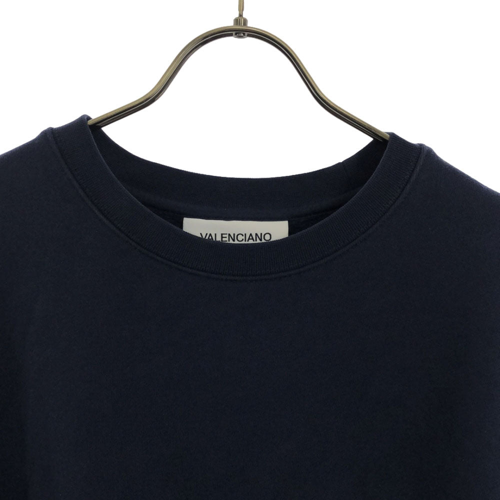 バレンシアーノバイケルメ 長袖 スウェット トレーナー L ネイビー 裏起毛 サッカー メンズ