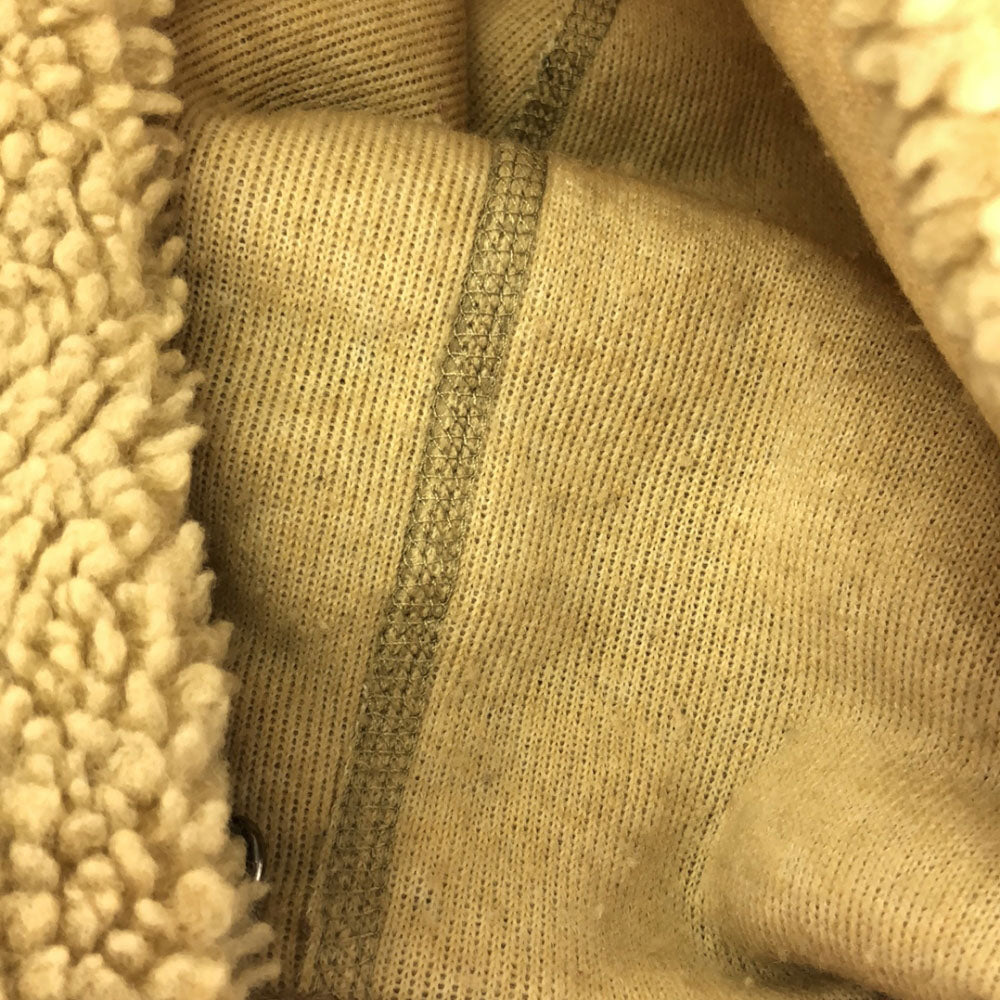 GYMPHLEX ジムフレックス ボア ベスト 12 ベージュ フード付き レディース