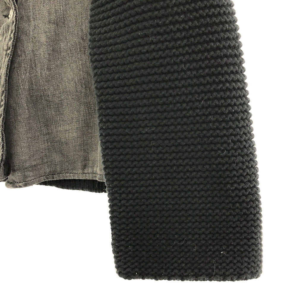 DIESEL ディーゼル 異素材 ジャケット S ブラック レディース