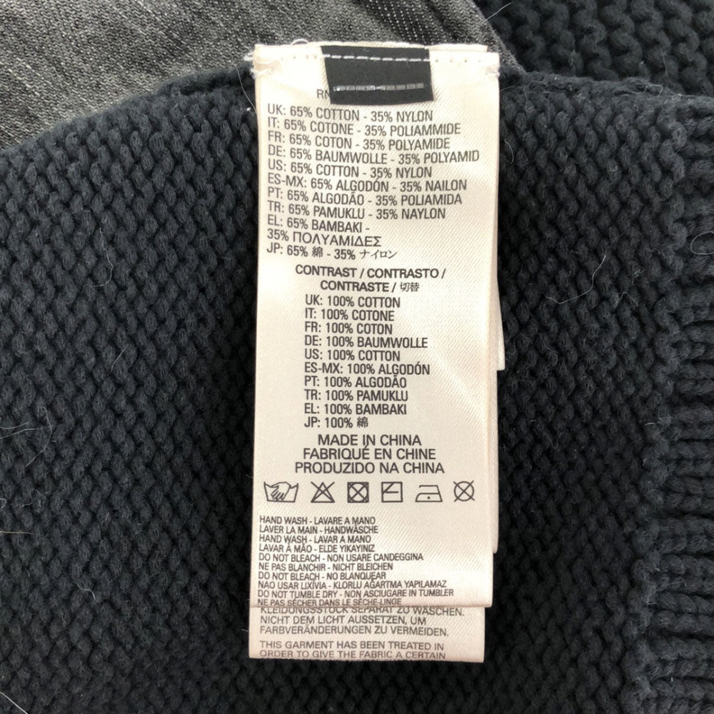 DIESEL ディーゼル 異素材 ジャケット S ブラック レディース