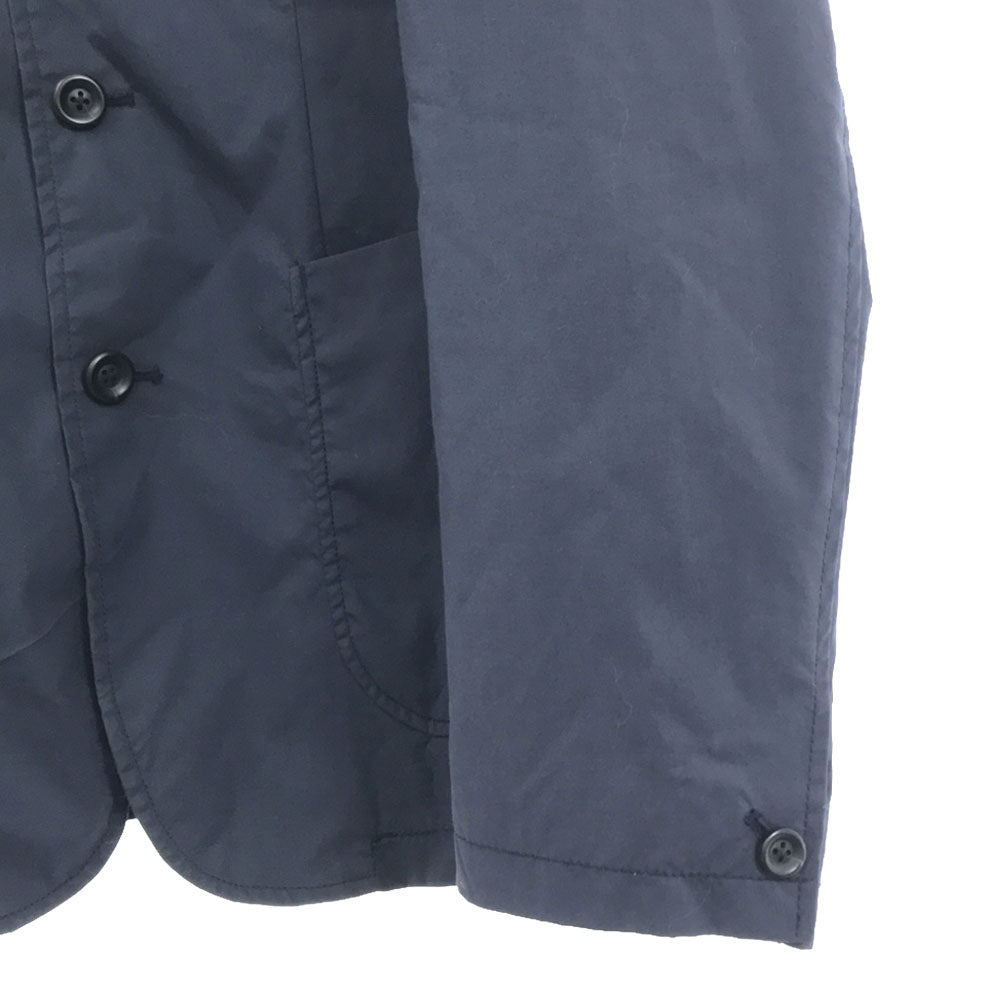 nano universe ナノユニバース ノッチド ジャケット L ネイビー 裏ペイズリー メンズ