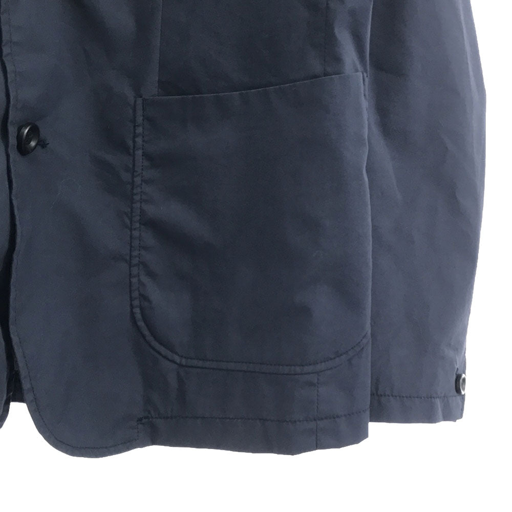 nano universe ナノユニバース ノッチド ジャケット L ネイビー 裏ペイズリー メンズ