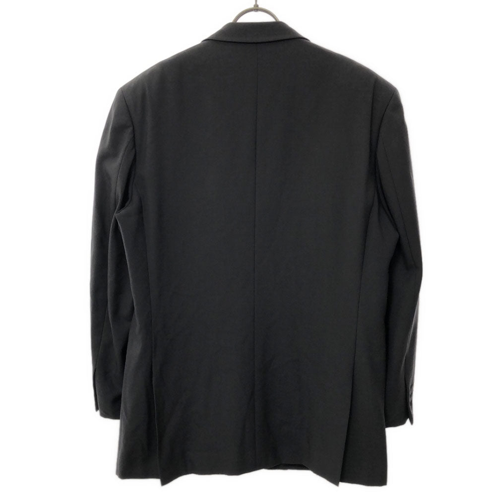 ランバン スタジオ ウールブレンド テーラードジャケット 50 チャコールグレー メンズ