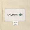 ラコステ 未使用 ロゴ刺繍 テーラードジャケット L ベージュ LACOSTE タグ付き メンズ