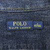 ポロラルフローレン 長袖 デニム シャツワンピース 2 ブルー POLO RALPH LAUREN レディース